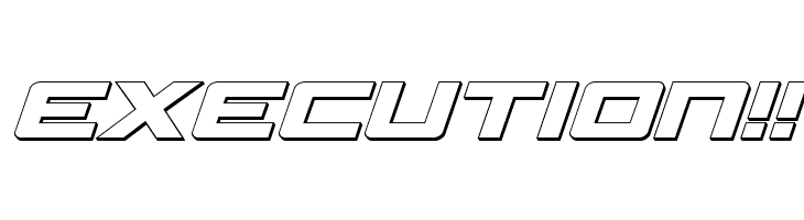 Wildcard 3D Italic  Free Fonts Download