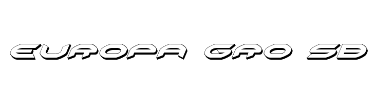 Omni Girl 3D Italic  Free Fonts Download