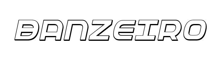 Federal Service 3D Italic  Free Fonts Download