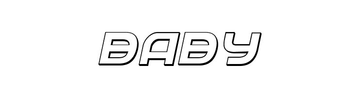 Federal Service 3D Italic  Free Fonts Download