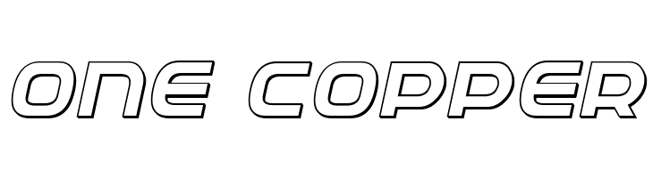 Federal Service 3D Italic  Free Fonts Download