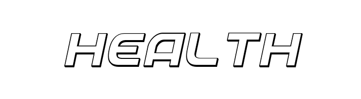 Federal Service 3D Italic  Free Fonts Download
