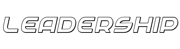 Federal Service 3D Italic  Free Fonts Download