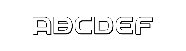 Federal Service 3D Regular  Free Fonts Download