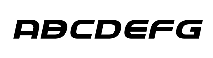 Federal Service Expanded Bold Italic  Free Fonts Download