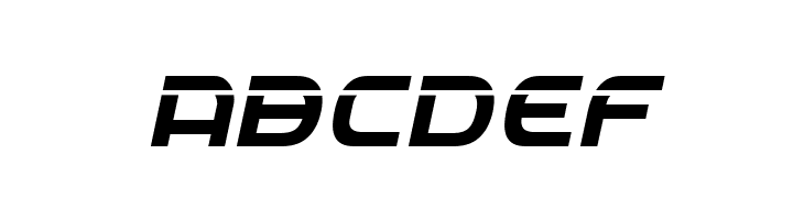 Federal Service Laser Italic  Free Fonts Download