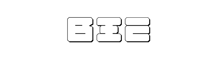 Omega-3 3D  Free Fonts Download