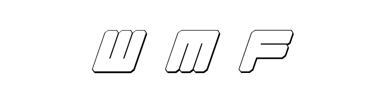 Omega-3 3D Italic  Free Fonts Download