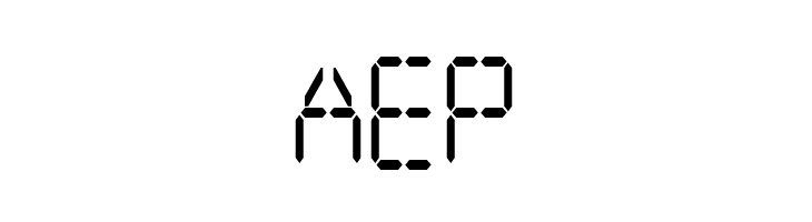 Digital dream Narrow  Free Fonts Download