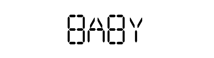 Digital dream Narrow  Free Fonts Download