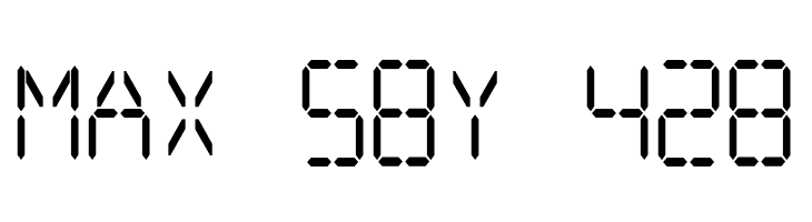 Digital dream Narrow  Free Fonts Download