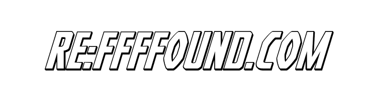 Heroes Assemble 3D Italic  Free Fonts Download