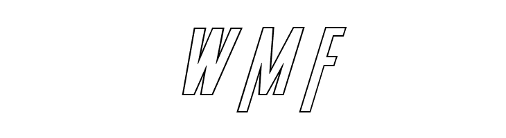 Heroes Assemble Outline Italic  Free Fonts Download