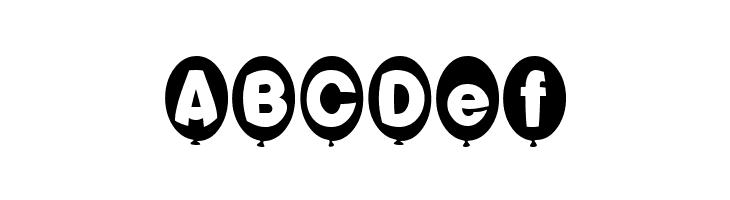 Balloons Normal  Free Fonts Download