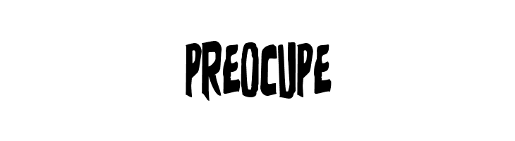 PREOCUPE Zakenstein Condensed Font