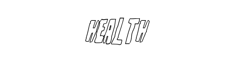 Zakenstein Outline Italic  Free Fonts Download