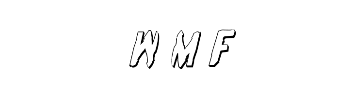 Zakenstein 3D Italic  Free Fonts Download