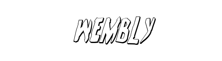 Zakenstein 3D Italic  Free Fonts Download