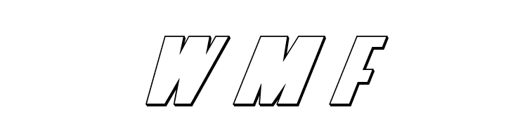 Power Lord 3D Italic  Free Fonts Download