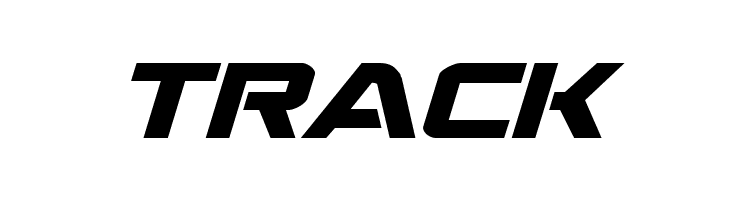 TRACK Praetorian Expanded Italic Font