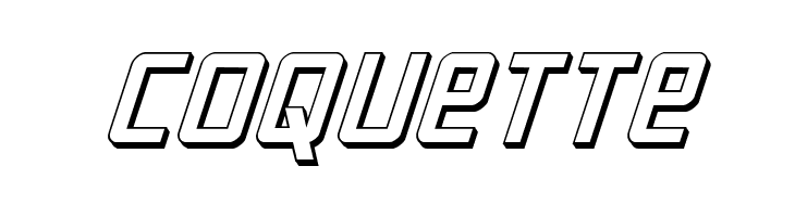 Crixus 3D Italic  Free Fonts Download