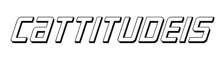 Crixus 3D Italic  Free Fonts Download