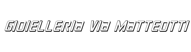 Crixus 3D Italic  Free Fonts Download