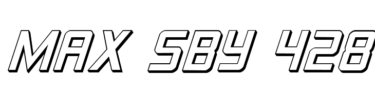 Crixus 3D Italic  Free Fonts Download