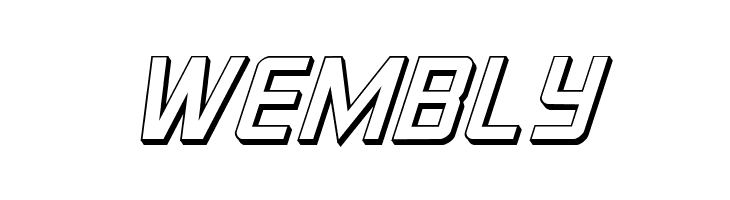 Crixus 3D Italic  Free Fonts Download