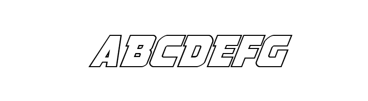 Pistoleer Outline Italic  Free Fonts Download