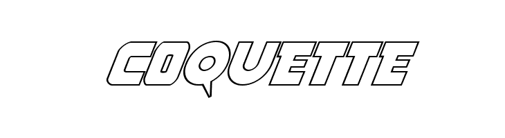 Pistoleer Outline Italic  Free Fonts Download