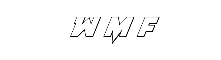 Pistoleer 3D Italic  Free Fonts Download