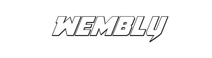 Pistoleer 3D Italic  Free Fonts Download