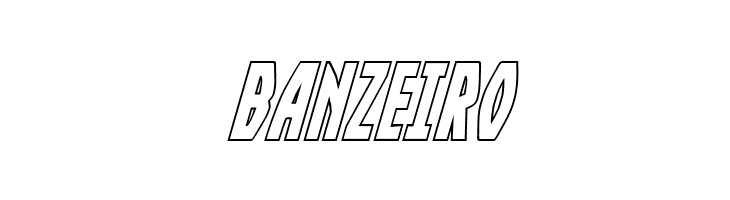 Yankee Clipper Outline Italic  Free Fonts Download