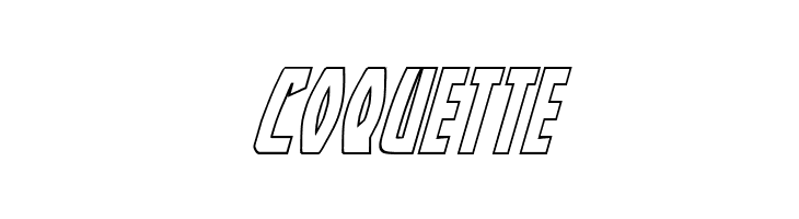 Yankee Clipper Outline Italic  Free Fonts Download