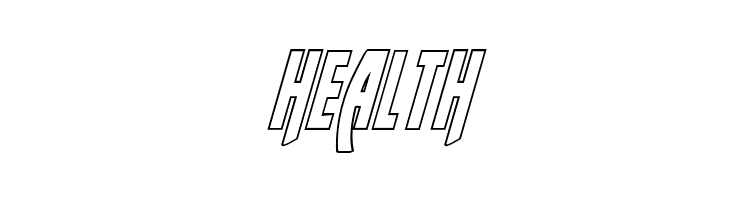 Yankee Clipper Outline Italic  Free Fonts Download