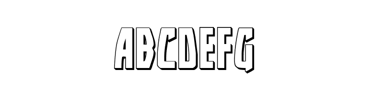 Yankee Clipper 3D Regular  Free Fonts Download
