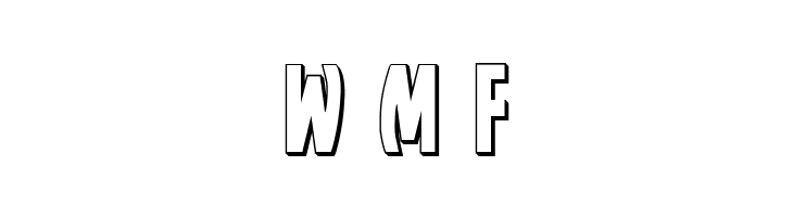 Yankee Clipper 3D Regular  Free Fonts Download