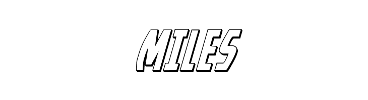 Yankee Clipper 3D Italic  Free Fonts Download