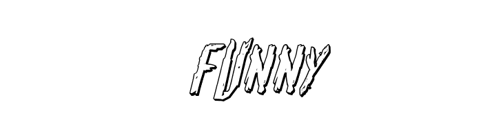 Monsterama 3D Italic  Free Fonts Download