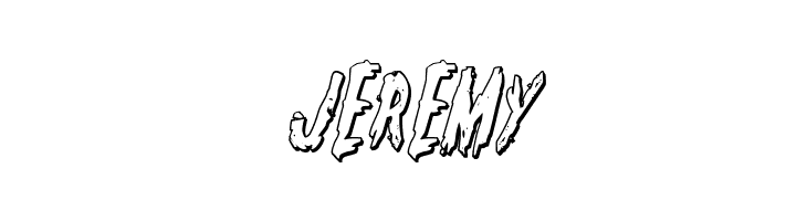 Monsterama 3D Italic  Free Fonts Download