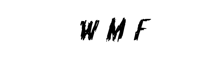 Monsterama Expanded Italic  Free Fonts Download