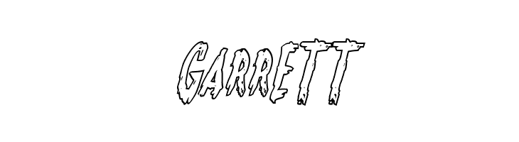 Monsterama Outline Italic  Free Fonts Download