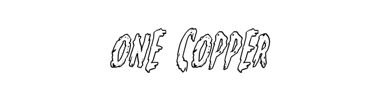 Monsterama Outline Italic  Free Fonts Download