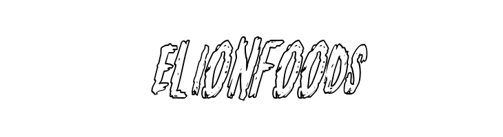 Monsterama Outline Italic  Free Fonts Download