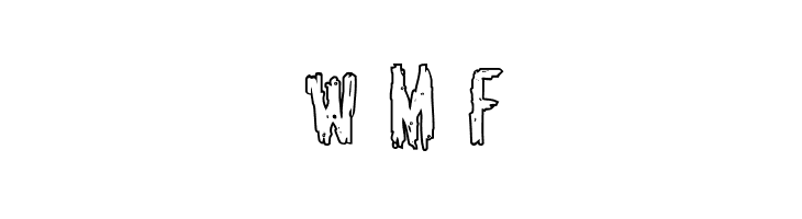 Monsterama Outline Regular  Free Fonts Download