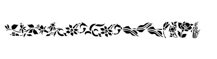 Flowers2  Free Fonts Download