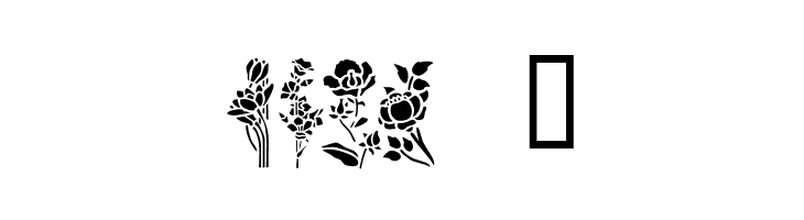 Flowers2  Free Fonts Download