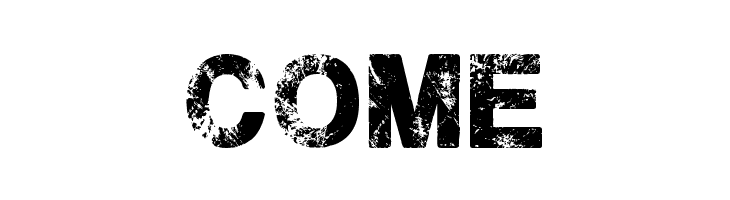 come Plane Crash Font