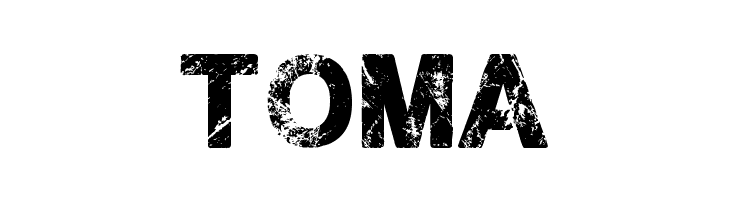 toma Plane Crash Font